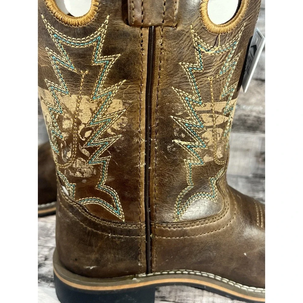 Smoky Mountain Kids Jesse Sq Toe Boots Size‎ 2